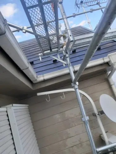 埼玉県鴻巣市 S様邸 外壁 屋根塗装 足場の設置 埼玉の外壁塗装店 さいたま塗装本舗