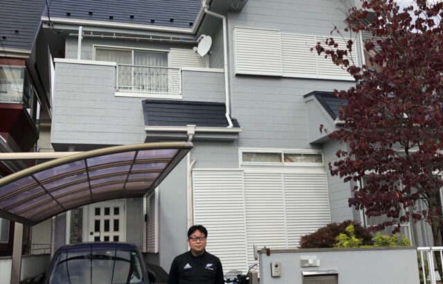 埼玉県鴻巣市　S様邸　屋根塗装　外壁塗装　付帯部塗装　ベランダ防水塗装