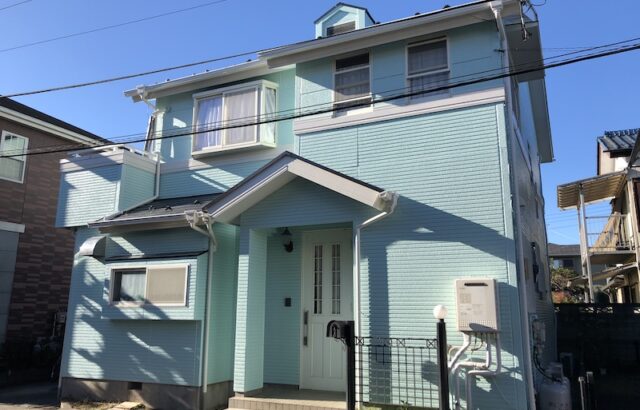 埼玉県さいたま市　K様邸　屋根塗装　外壁塗装　付帯部塗装　シーリング打ち