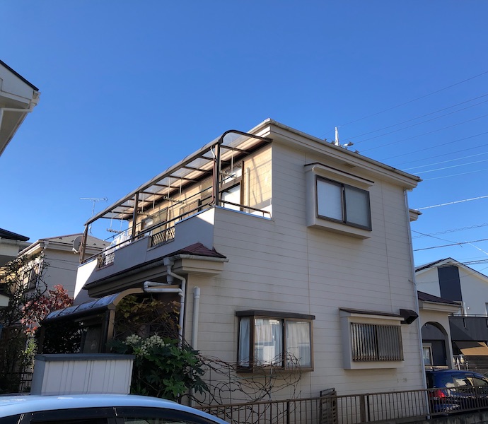 埼玉県さいたま市　外壁・屋根塗装工事　施工前の状態　塗り替えのタイミング